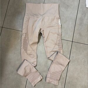 Gymshark compression Beige Leggings built in underwear. Washed never worn small